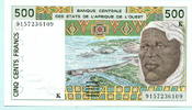 Westafrikanische Staaten, 500 Francs Senegal, -