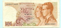Belgien, 50 Francs -