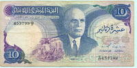 Tunesien, 10 Dinars -