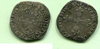Frankreich, 1/4 Ecu Henry III.1544-1589, -