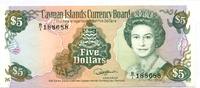Cayman Islands, 5 Dollars -