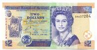 Belize, 2 Dollars -