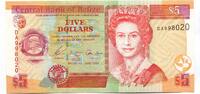 Belize, 5 Dollars -