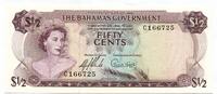 Bahamas, 1/2 Dollar -