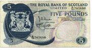 Schottland, 5 Pounds The Royal Bank of Scotland, -