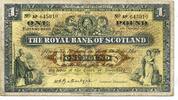 Schottland, One Pound The Royal Bank of Scotland, -