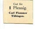 Württemberg, 1 Pfg. Tübingen, -
