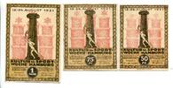 Hamburg, 50 Pfg. 75 Pfg. 1 Mk. Hamburg, -