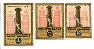 Hamburg, 50 Pfg. 75 Pfg. 1 Mk. Hamburg, -