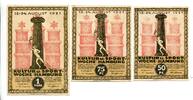 Hamburg, 50 Pfg. 75 Pfg. 1 Mk. Hamburg, -
