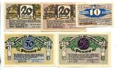 Hamburg, 10 Pfg. 2x20 Pfg. 2x50 Pfg. Blankenese, -