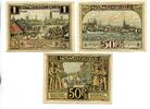 Hamburg, 2x50 Pfg. 1 Mk. Hamburg, -