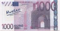 Deutschland 1000 Euro ~ MUSTER - Werbeschein ~ -