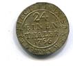Sachsen Albertinische Linie, 1/24 Taler Friedrich August II.1733-1763, -