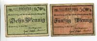 Dän.Nordschleswig 10 Pfg. 50 Pfg. Sonderburg, -
