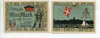 Dän.Nordschleswig 1 Mk. Broacker, -