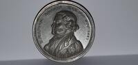 Deutschland, Martin Luther 1483-1546, Zn Steckmedaille 1817 ss/vz