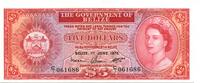 Belize, 5 Dollars -