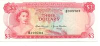 Bahamas, 3 Dollars -