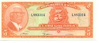 Haiti, 5 Gourdes -