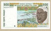 Westafrikanische Staaten, 500 Francs -