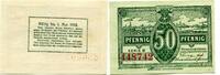 Mecklenburg/Schwerin, Mecklenburg-Schwerin, 50 Pfg. o.D.1.5.1922 I/I-