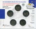 Deutschland 5 x 2 Euro ~ Niedersachsen im Blister ~ -