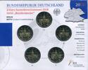 Deutschland 5 x 2 Euro ~ Berlin im Blister ~ -