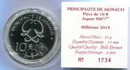 Monaco 10 Euro ~ Grace Kelly - mit Etui und Zertifikat - 5000 Exemplare ~ -