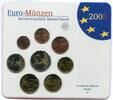 Deutschland 5 x 1 Cent - 2 Euro ~ kompletter Kursmünzensatz ADFGJ ~ -