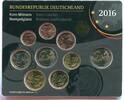 Deutschland 5 x 1 Cent - 2 Euro ~ kompletter Kursmünzensatz ADFGJ ~ -