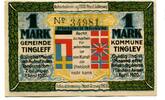 Dän.Nord-Schleswig 1 Mk. Tingleff, -