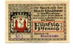 Mecklenburg Schwerin Malchow, 50 Pfg. o.D.1922 I/I-