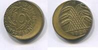 Deutschland, 10 Reichspfennig Fehlprägung Dezentriert, -