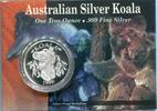 Australien Ag Medaille ~ Australischer Silber Koala ~ -