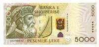 Albanien, 5000 Leke -