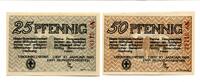 Dän.Nord-Schleswig 25 Pfg. 50 Pfg. Lügumkloster, -
