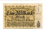 Bayern Bamberg, 1 Md. Mark Okt.1923-1.1.1924 III