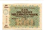 Bayern Bamberg, 100 Mio. Mark Okt.1923-1.1.1924 III