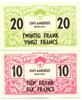 Belgien, 10+20 Franks Mortsel-Sint Amadeus- -