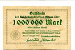 Deutsches Reich 1 Mio. Mark Altona, -