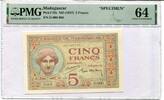 Madagaskar, 5 Francs -