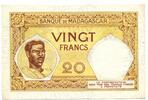 Madagaskar, 20 Francs SPECIMEN, -