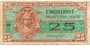 USA, 10 Cents Military Currency, -
