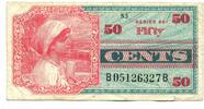 USA, 50 Cents Military Currency, -