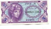 USA, 5 Cents Military Currency, -
