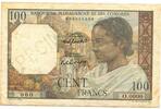 Madagaskar, 100 Francs o.J.(1950/51) SPECIMEN, III 198,00 EUR  plus 8,00 EUR verzending