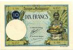 Madagaskar, 10 Francs -