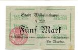 Niedersachsen 5 Mark Wilhelmshaven, -