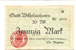 Niedersachsen 20 Mark Wilhelmshaven, -
